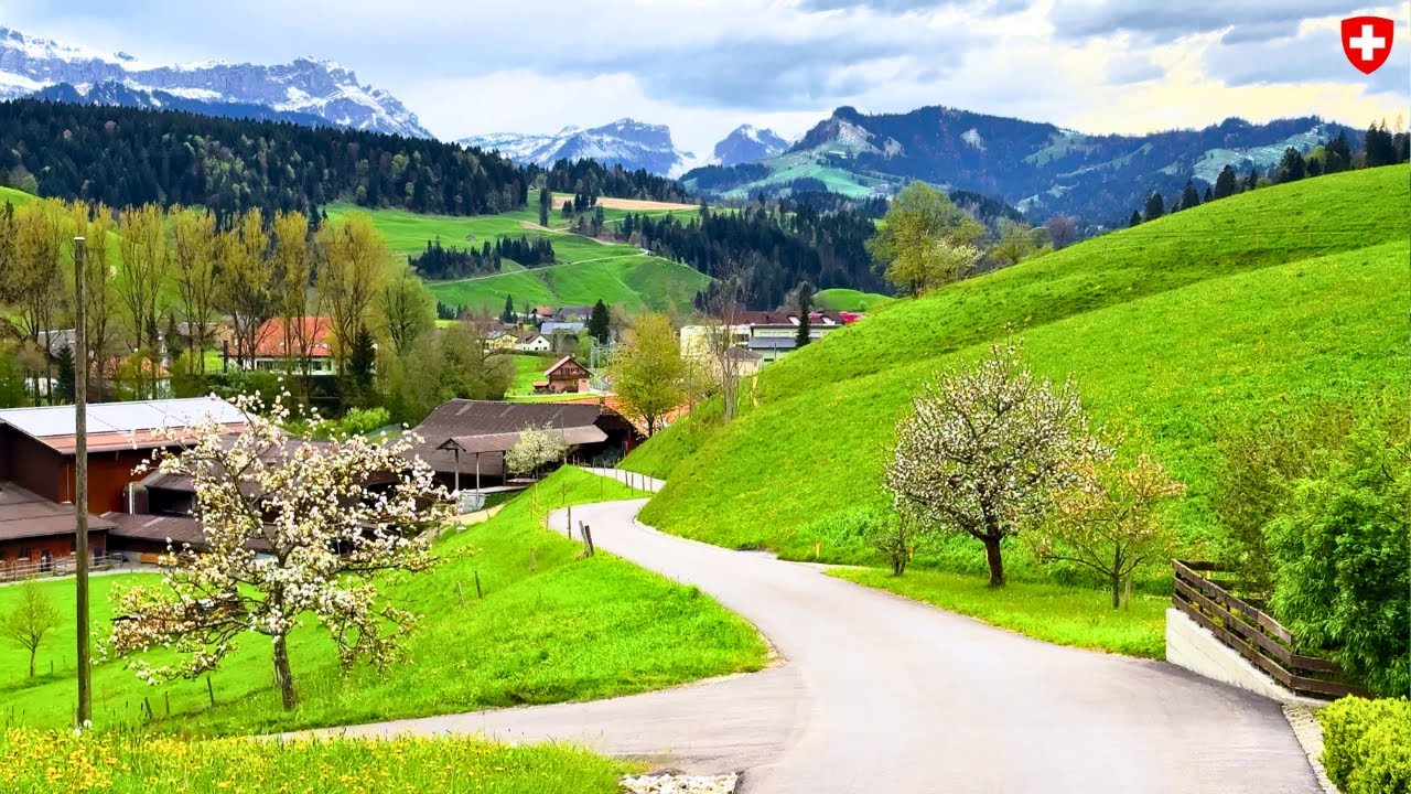Switzerland 🇨🇭 Entlebuch District: The Beautiful Swiss Countryside and Farmlands | #swiss