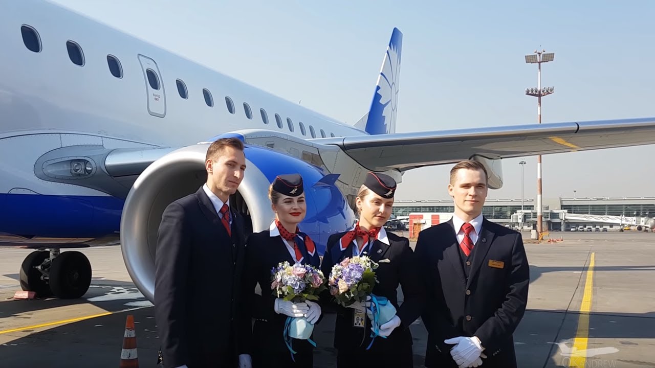 Авиакомпания Белавиа Первый рейс Минск - Шереметьево Embraer ERJ-195 LR Belavia Airlines