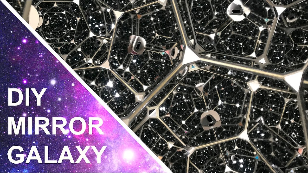 3D kaleidoscope with infinity mirror effect