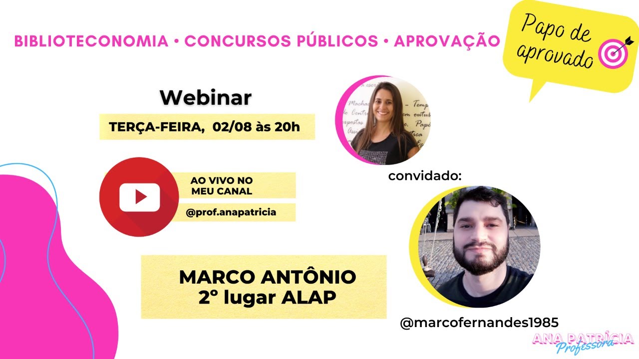 Papo de aprovado com Marco Antônio