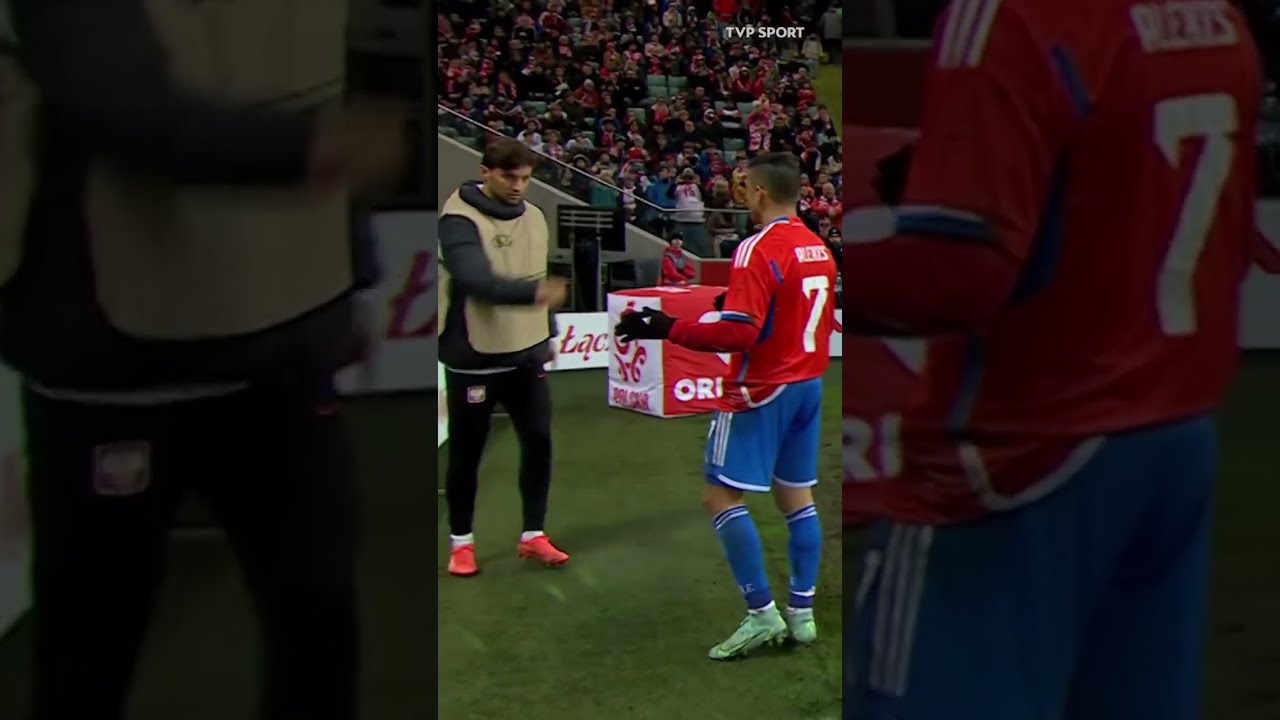 NAJLEPSZE ZAGRANIE BERESZYŃSKIEGO W MECZU POLSKA - CHILE 😂 #SHORT