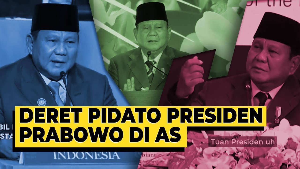 Deret Pidato Presiden Prabowo di Amerika Serikat: Hadiri Board of Peace hingga Business Summit