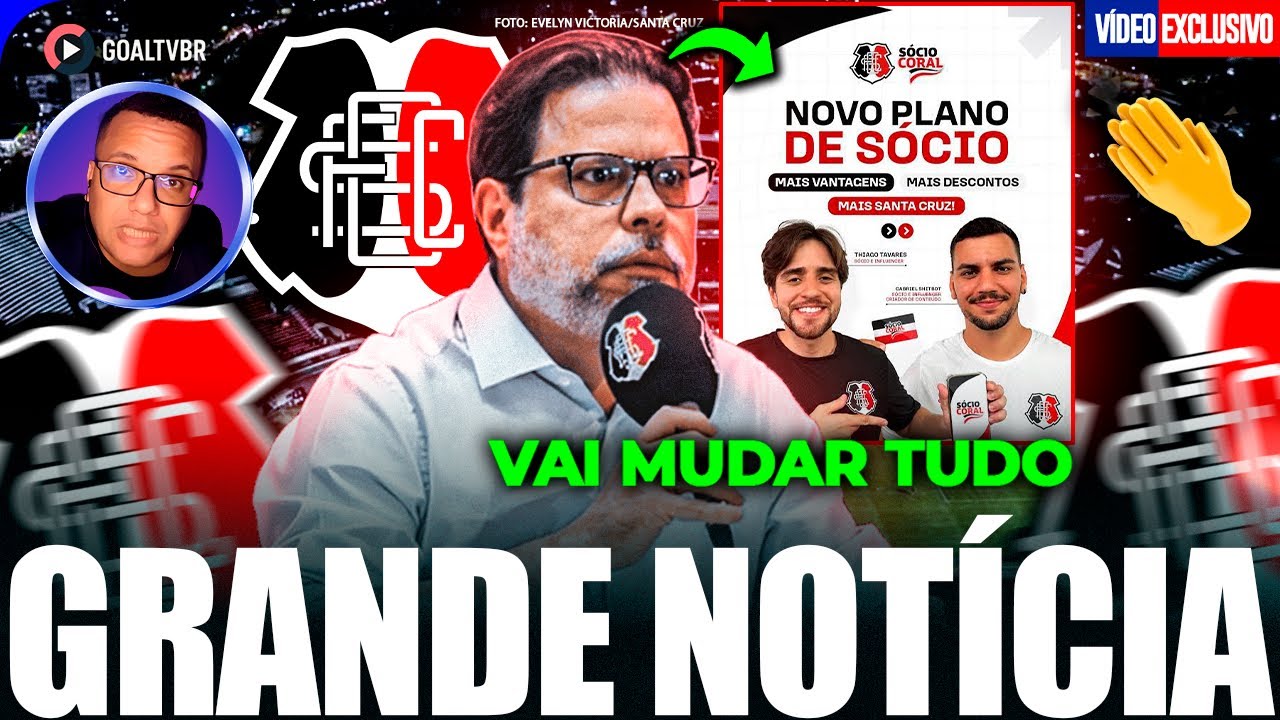 🎉 GRANDE NOTÍCIA no SANTA CRUZ! O TORCEDOR VENCEU! CHECKING APROVADO! 