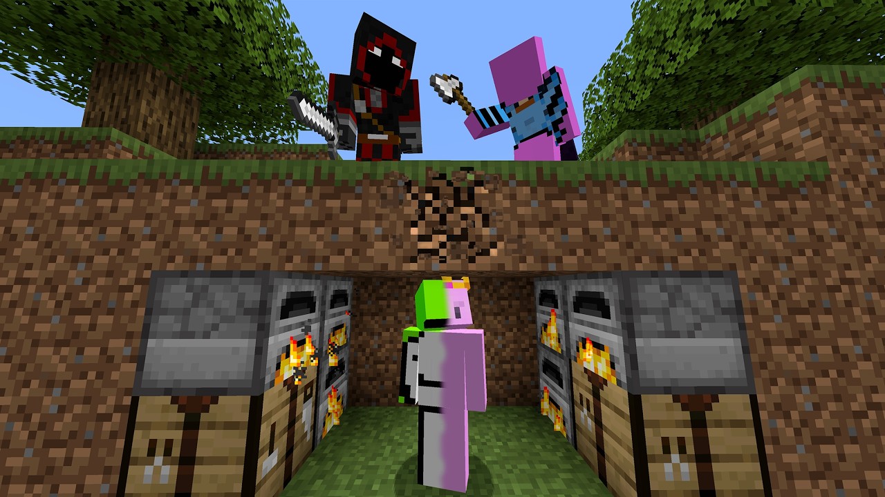 Minecraft Speedrunner Swap VS 2 Охотника