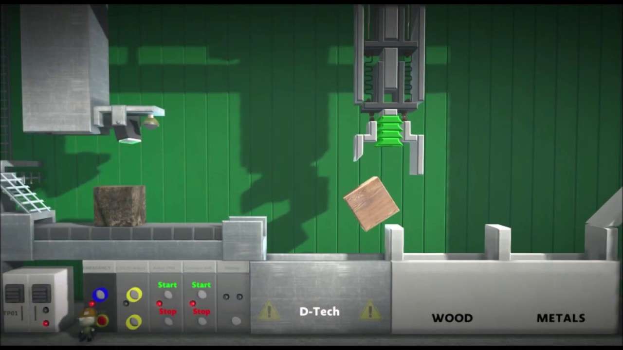 LittleBigPlanet 3 - D-Tech Trash Picker TP01 Trash Sorting Robot
