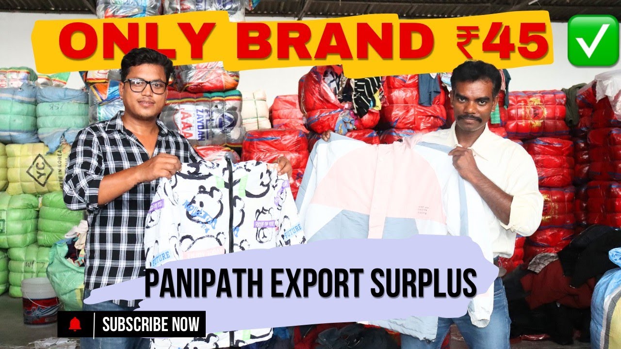 Panipat Export Surplus Market | 🛍️BIG Brands, SMALL Prices 💸 | Panipat Surplus Market Full Guide!