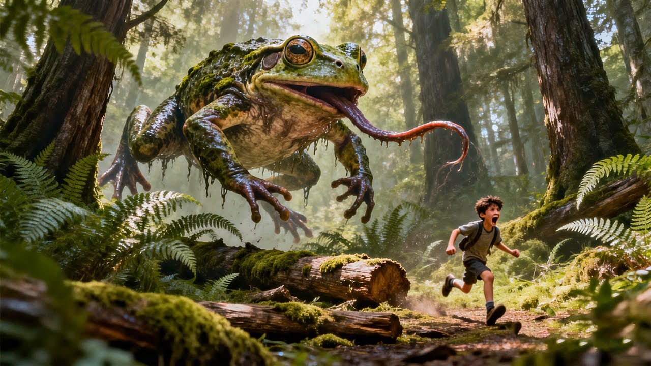 【高光合集】小男孩被遠古巨蛙長舌追擊！竟從蛙口驚險逃生！#大蛇3龙蛇之战 #惊悚 #怪兽 #灾难 #电影 #movie #奇妙影视馆 #snake3 #snake