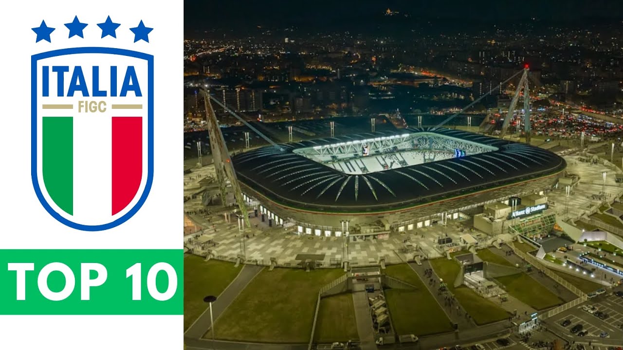 TOP 10 MEJORES ESTADIOS DE ITALIA