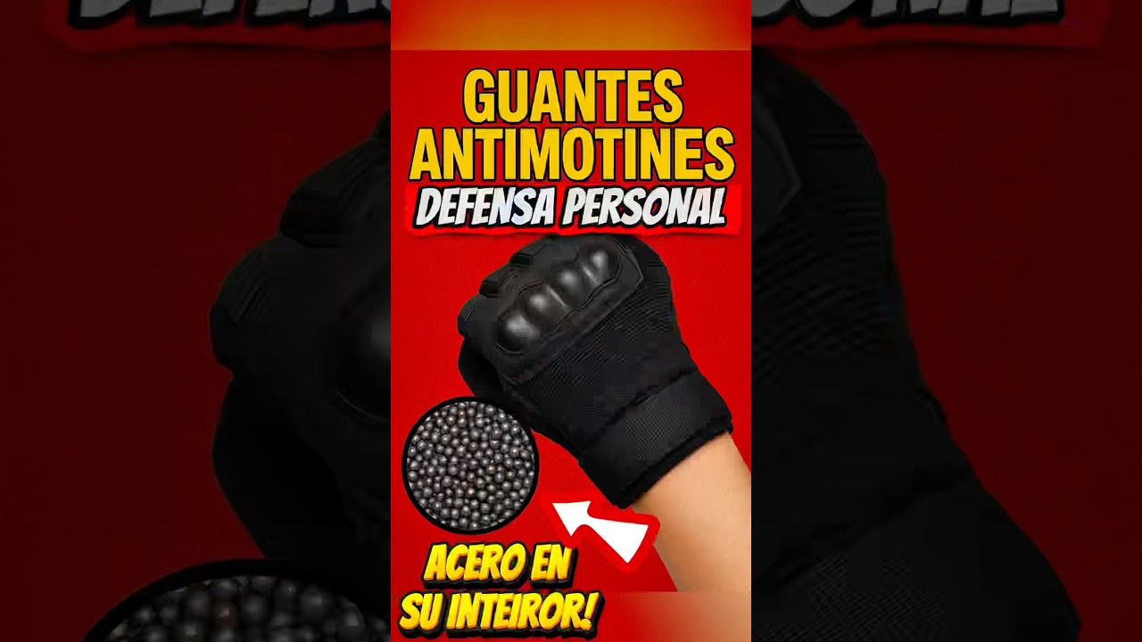 GUANTES DE DEFENSA PERSONAL! #armasmys  #curiosidades #defensapersonal #guantes #shorts
