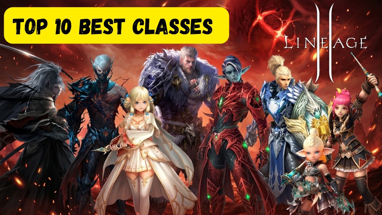 TOP 10 BEST CLASSES to Start in Lineage 2 in 2026 #l2