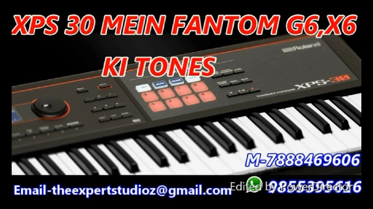 Roland XPS 30 Keyboard New Indian Tones Best | M. 7888469606 | Same Like Fantom G6,X6
