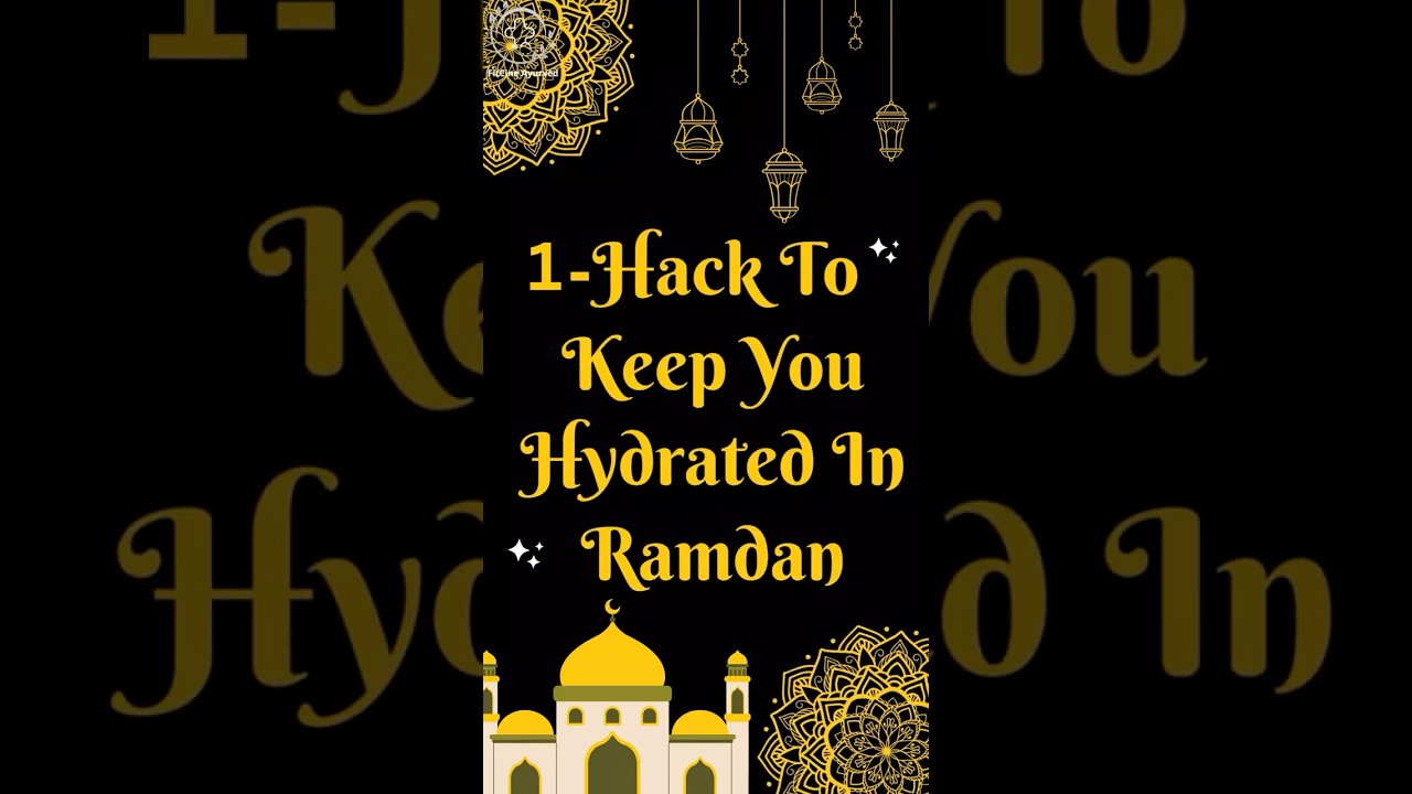 No More Dehydration During Ramadan! 🌙 Smart Hydration&nbsp;Tips!