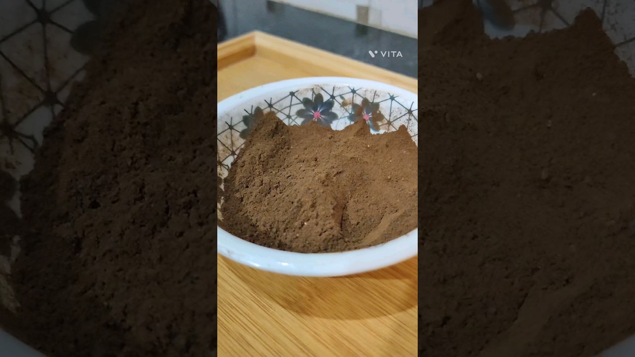 home made coffee powder, taste like nescafe..☕👍 #trending #shorts #youtubeshorts