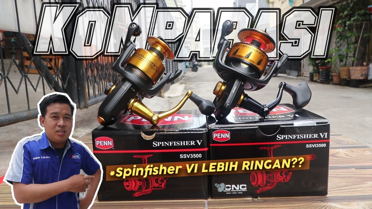 Review dan Komparasi Penn Spinfisher vi VS Spinfisher v