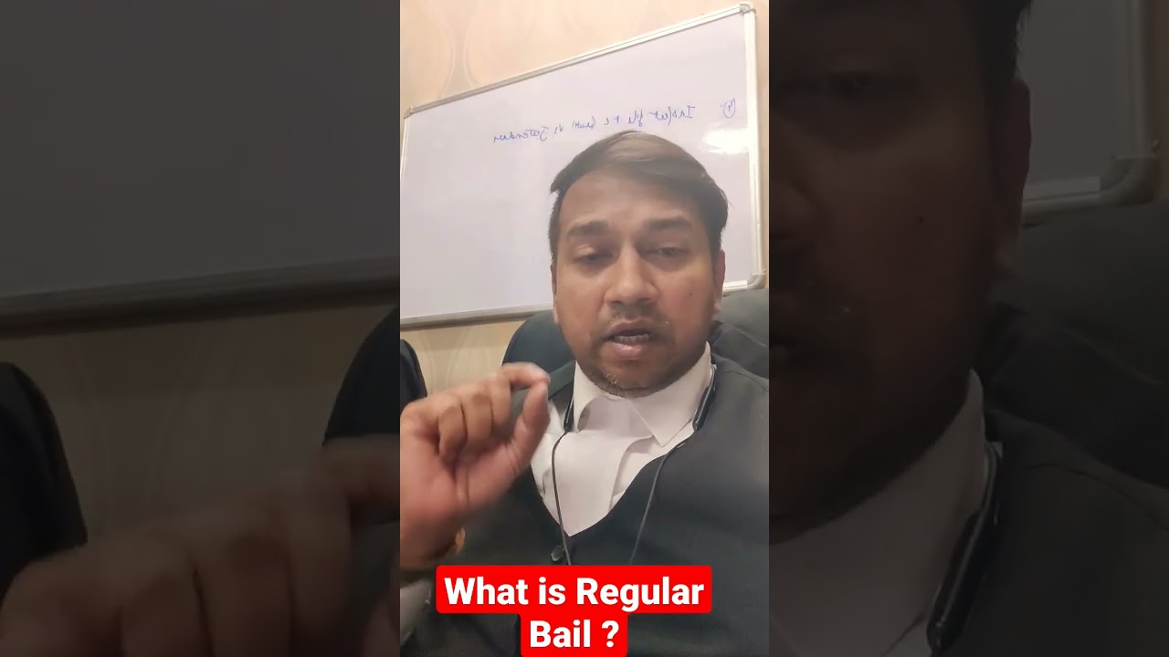 What is Regular Bail // Rajan Kumar Prasad // Law Masters