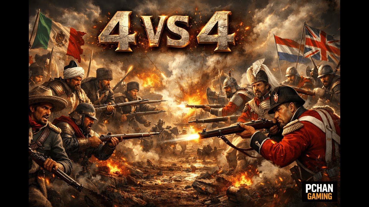 4 VS 4 ÉPICO 🔥  AOE 3