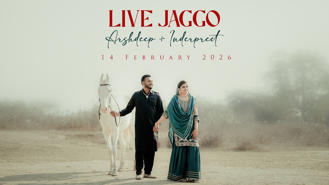 LIVE JAGGO//👰🏻‍♀️ARSHDEEP💞 INDERPREET🤵🏻‍♂️// FAMOUS ART GALLERY// 94633-02644, 62394-07465