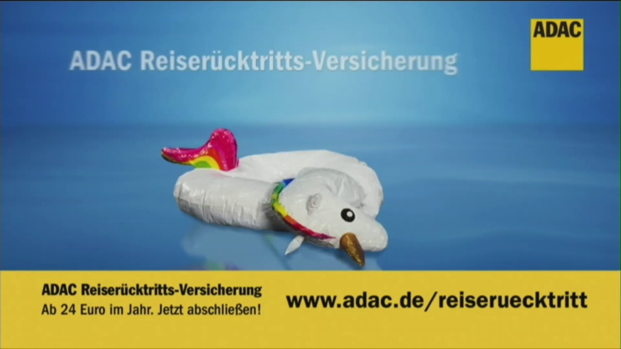 ADAC REISERÜCKTRITT   TV  SPOT WERBUNG  2018 Deutsch