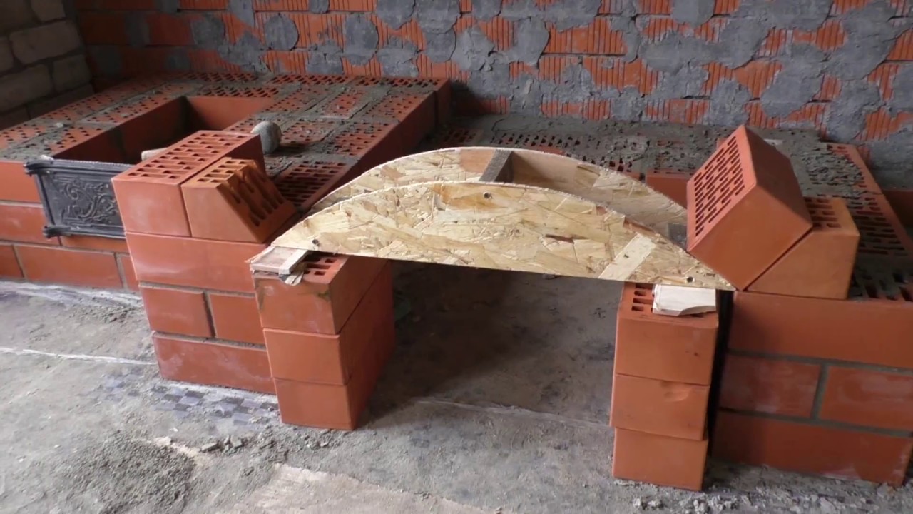 Как мы строили кухонный комплекс из полуторного кирпича..