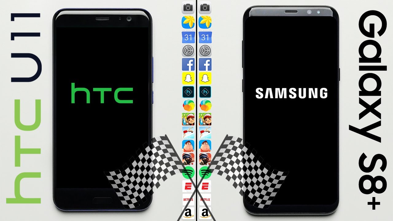 HTC U11 vs. Galaxy S8+ Speed Test