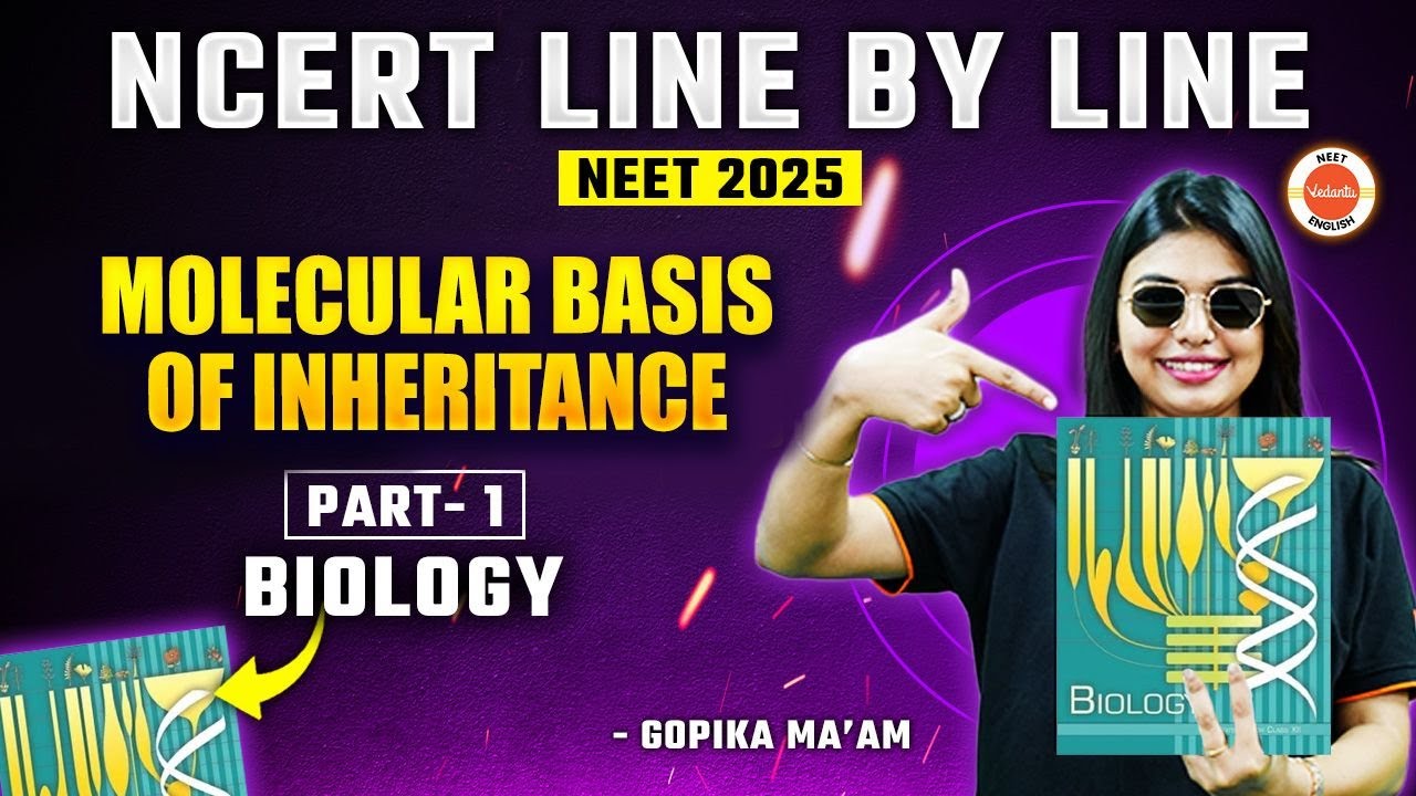 Molecular Basis of Inheritance- Part 1| Class 12 | NEET 2025 BIOLOGY | GOPIKA MA'AM