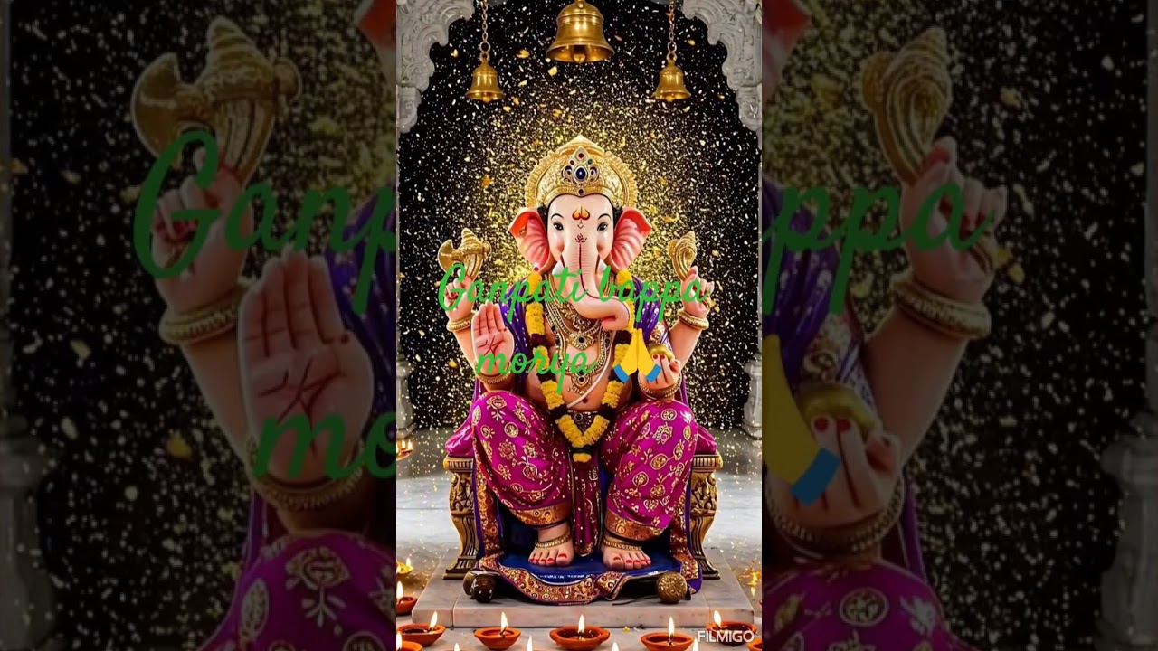 🙏🌺कर्पूरगौरं करुणामवतारं|Ganpati Bappa Morya🕉 