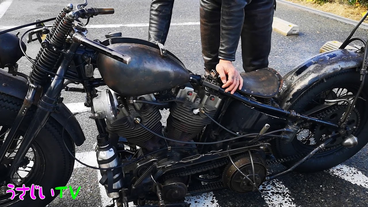 1973 Harley-Davidson shovelhead ショベルヘッドを積んだハーレー　AIマンガ家宇佐美ダイ