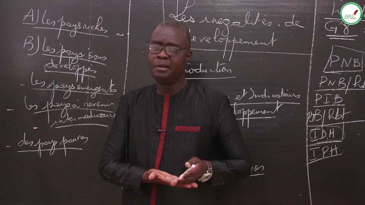 Cours - Première - HG : Les inégalités de développement / Suite 2 / M. Seck