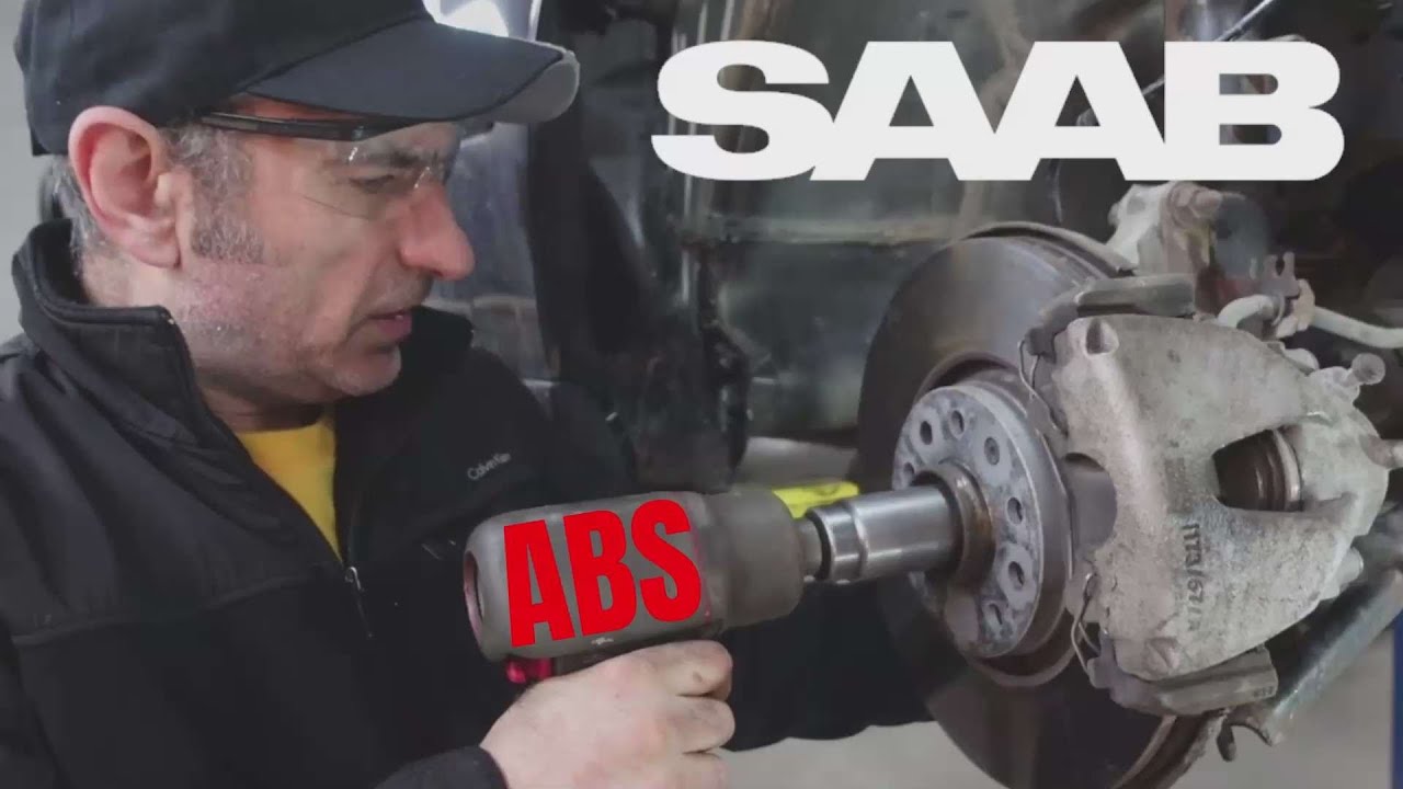How to Replace Front Right ABS Ring (Fault Code C1376) SAAB 9-5 1999-2009 (Part 2)