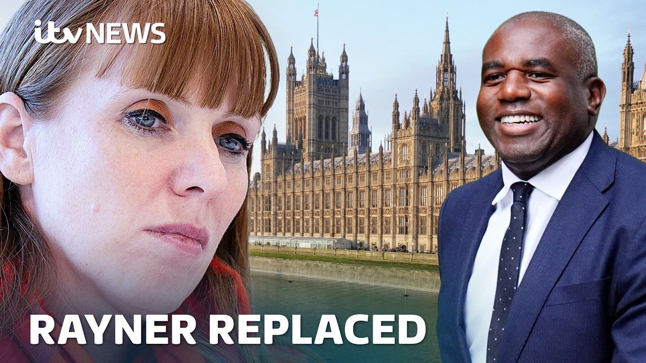 David Lammy becomes deputy prime minister in major shakeup after Angela Rayner resigns | ITV News