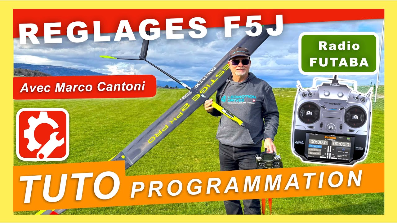 Tuto Programmation et Réglages d’un Planeur RC F5J de Compétition | Marco Cantoni