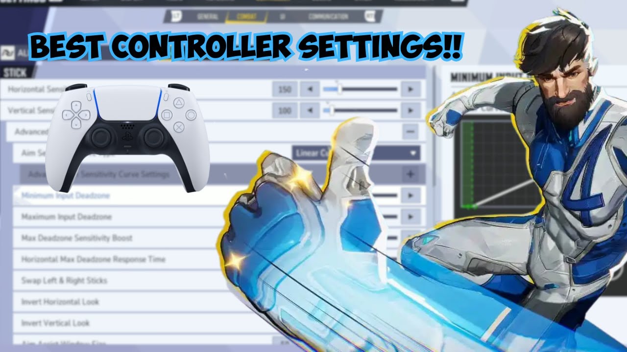 *BEST* Controller Settings for Mister Fantastic in Marvel Rivals (PS5/XBOX/PS4/PC)