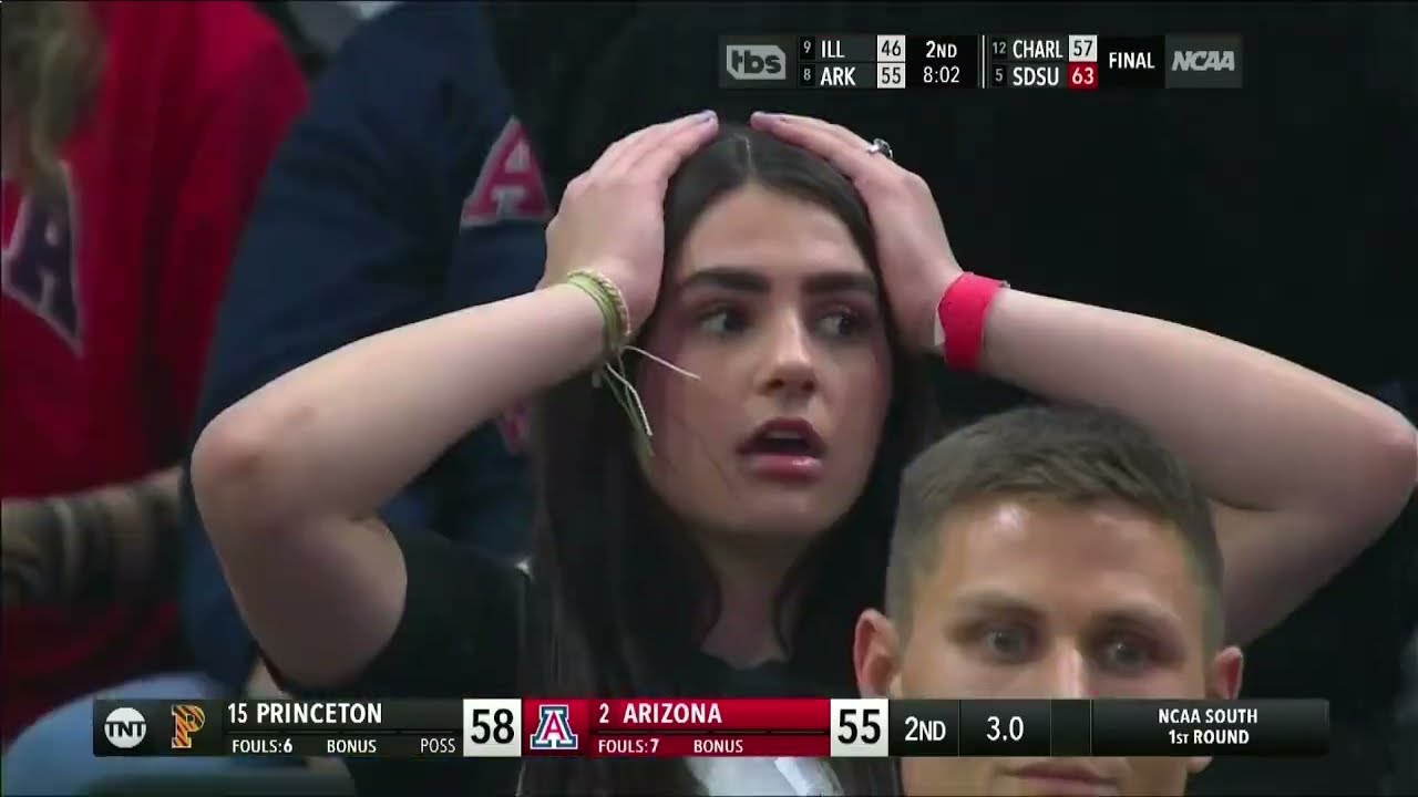 15 Princeton UPSETS 2 Arizona Winning 59-55 To Advance To Round Of 32, Final 20 Seconds