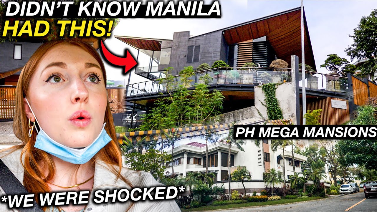 Beverly Hills of Philippines!! Reacting to INSANE MANSIONS in Quezon City