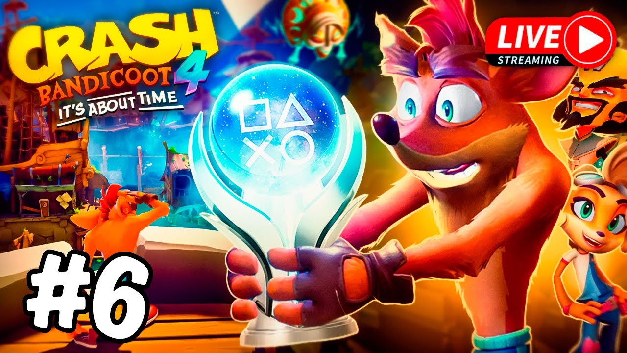 CRASH BANDICOOT 4 - PEGANDO O RESTANTE E COMEÇANDO AS RELIQUIAS