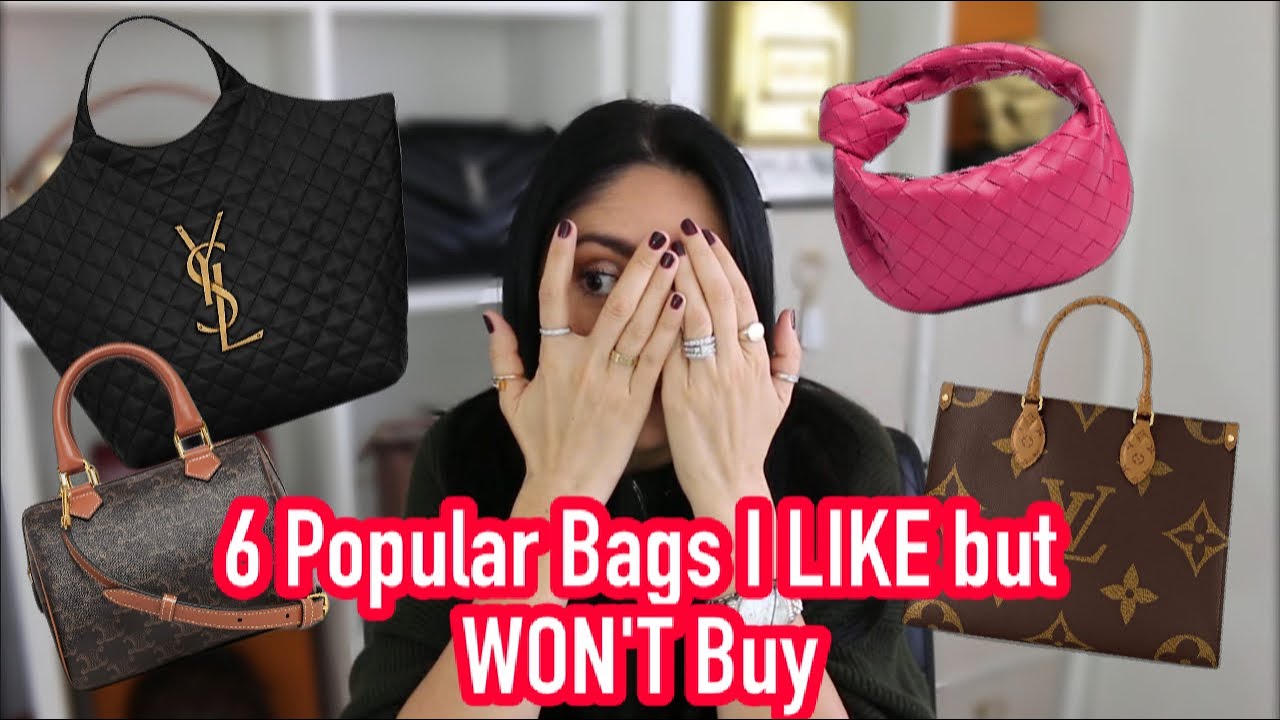 6 Popular Bags I LIKE but WON'T buy & why | Saint Laurent, Bottega, Celine, Louis Vuitton, etc.
