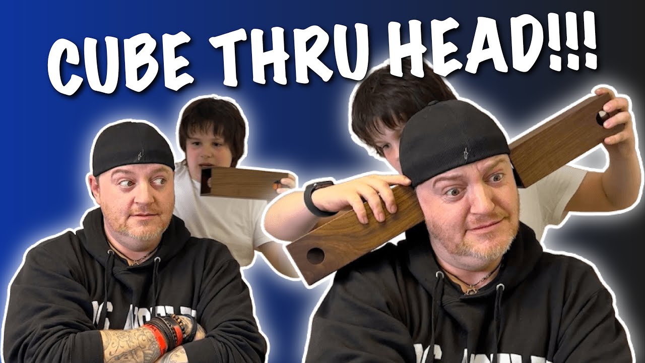 Cube Thru Head: A Mind-Bending Illusion!
