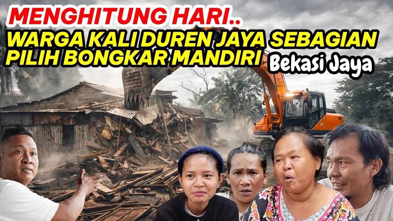 GEGER‼️Warga Kali Duren Jaya Kota Bekasi Bongkar Mandiri Tanpa Kompensasi #dedimulyadi #kdm 