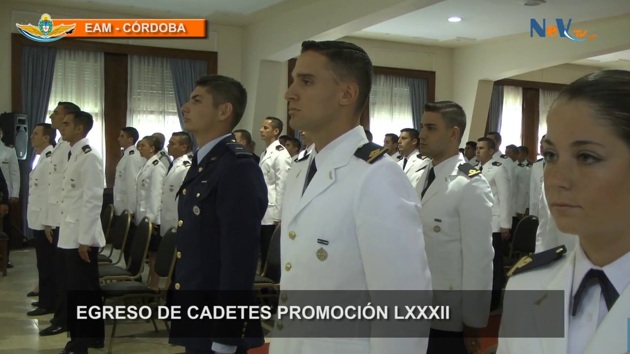 Egreso de cadetes promoción LXXXII - Escuela de Aviación Militar