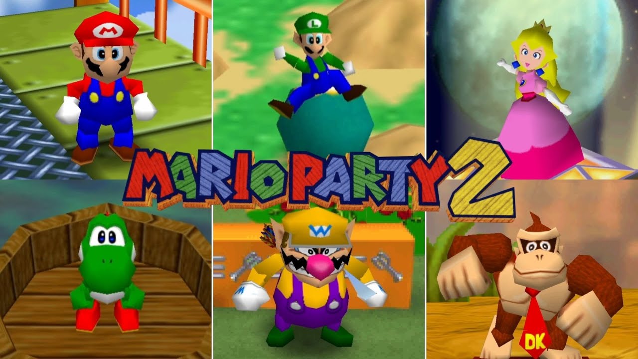Mario Party 2 // All Characters [1st Place]