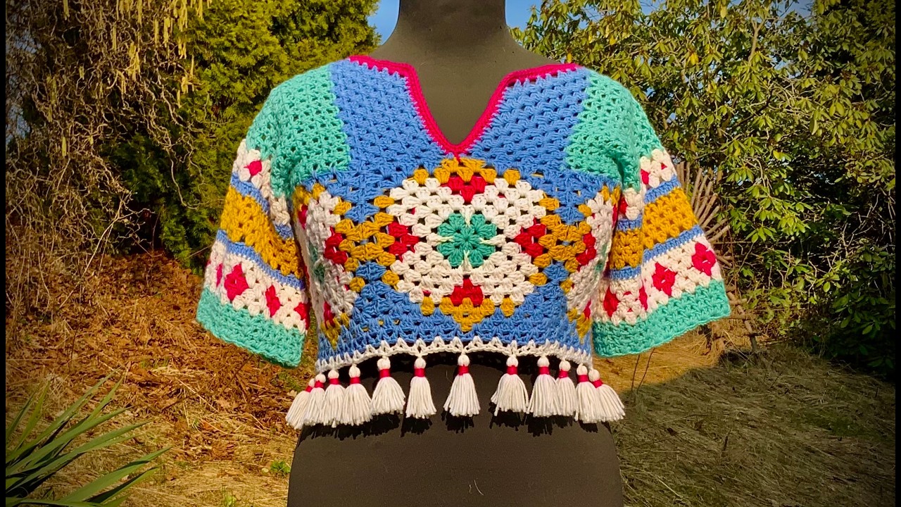 GRANNYPULLI kurz o.lang-für jede Größe& jede Länge#häkeln #petraperle #häkelprojekte #häkelanleitung