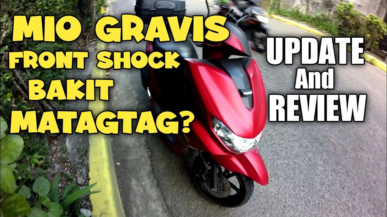 YAMAHA MIO GRAVIS 125 FRONT SHOCK REVIEW BAKIT MATAGTAG | GOPRO HERO 3 PLUS | MOTOVLOG