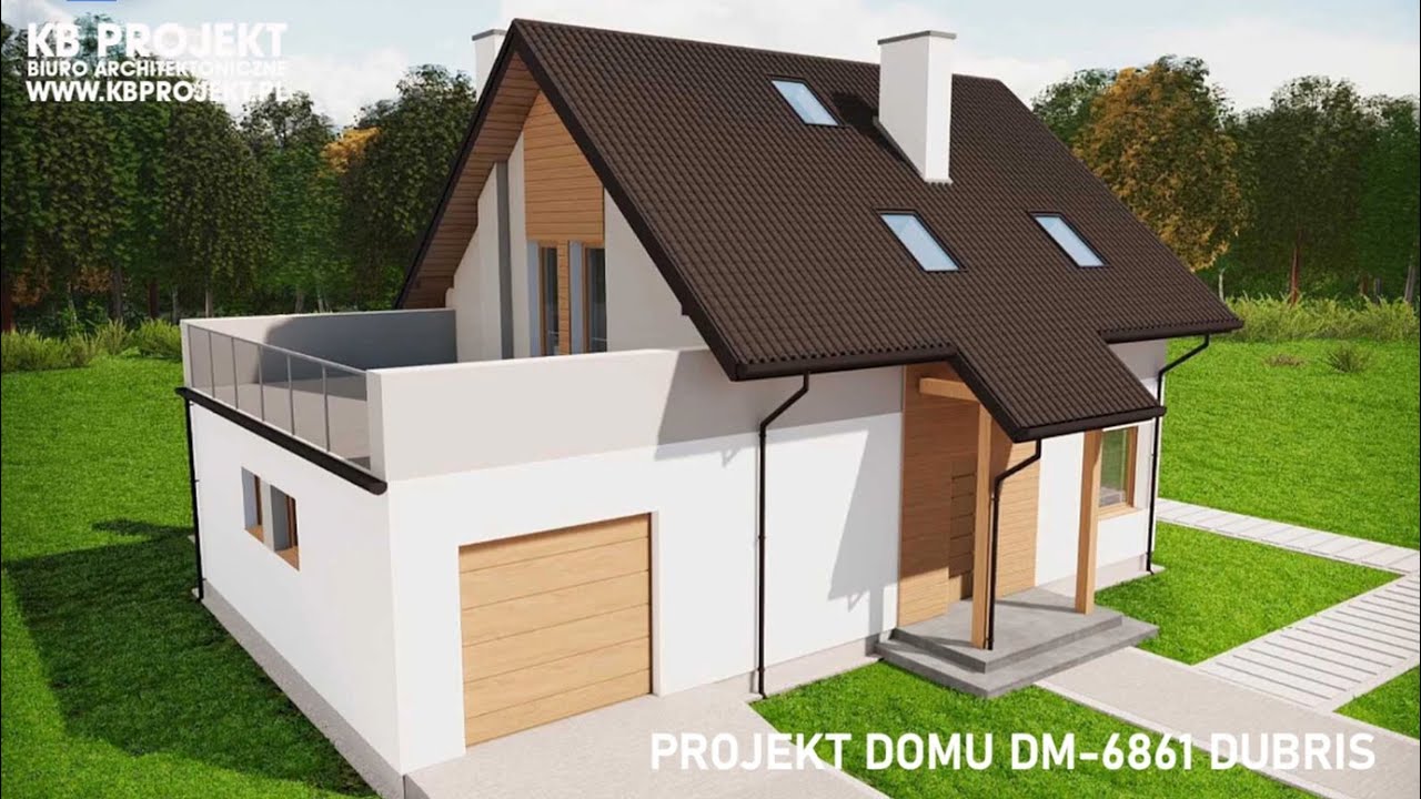 Projekt domu Dubris DM-6861 | KB Projekt