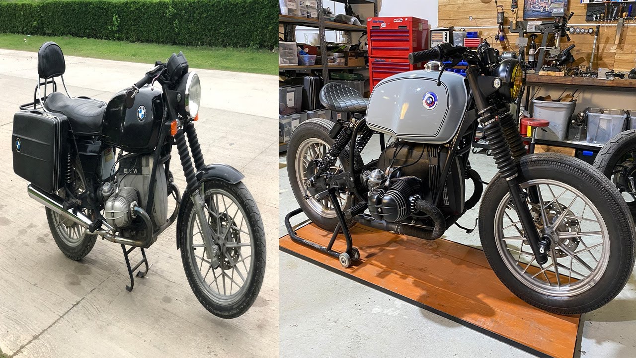 BMW R80 Bobber Cafe Racer Timelapse Build Ep.3 Final