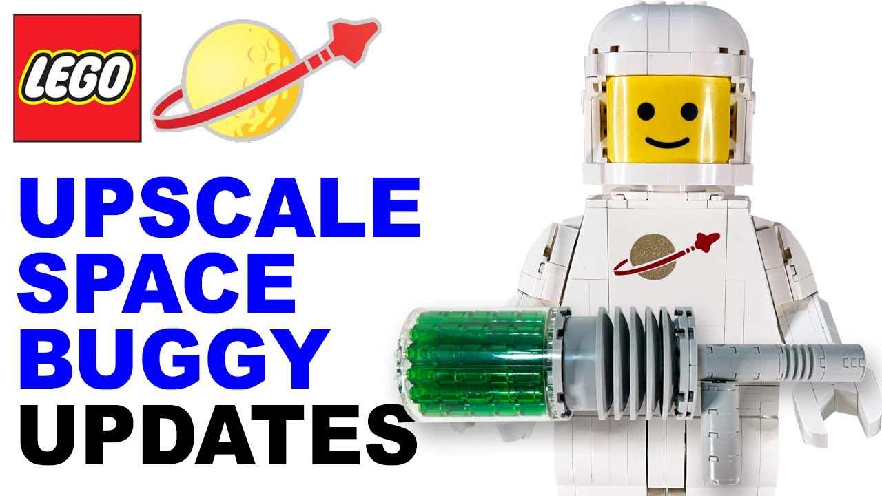 UPDATES: Up-scaled Lego Classic Space Buggy - Part 6 (Set 886)