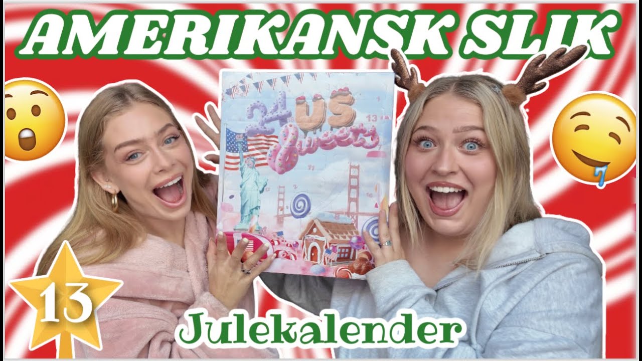 AMERIKANSK SLIK JULEKALENDER / Vlogmas 13