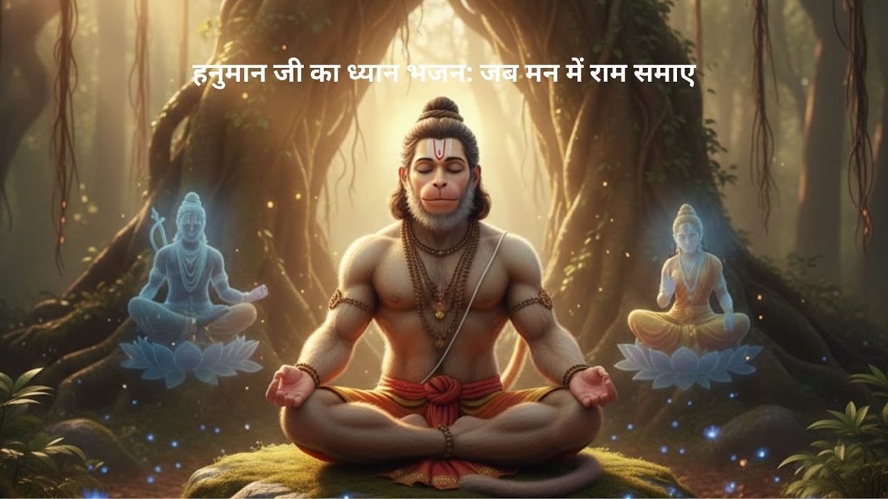 हनुमान जी का ध्यान भजन: जब मन में राम समाए| ​अति मधुर भजन 2026: श्री हनुमान जी की दिव्य ध्यान मुद्रा
