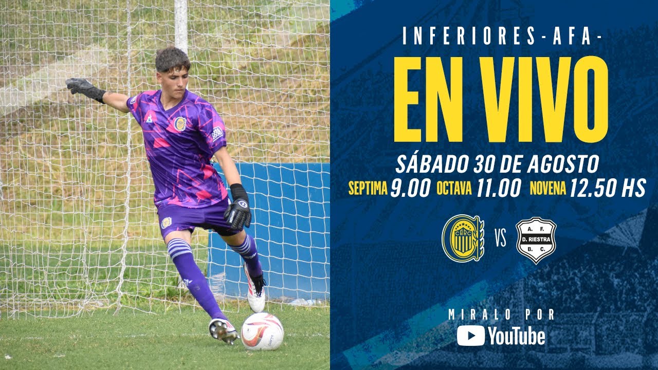 Juveniles AFA 2025 | Rosario Central vs Deportivo Riestra | 7ma-8va-9na Divisi&oacute;n