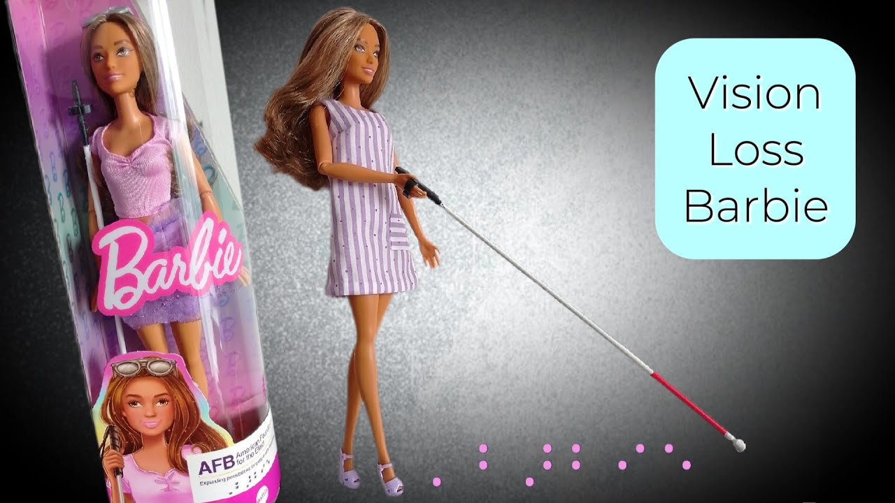 Unboxing Vision Loss Barbie Fashionista 228 #BlindBarbie