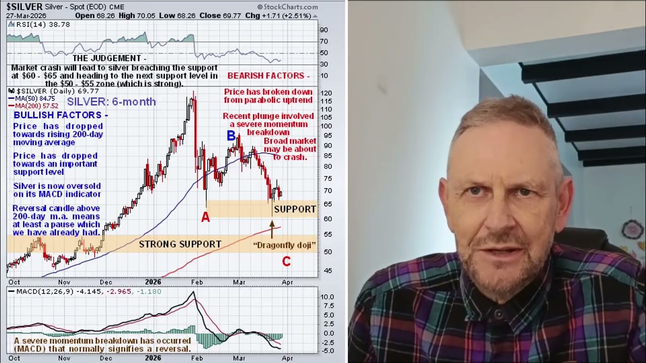 GOLD & SILVER in a MARKET CRASH...